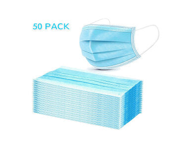 Disposable Face Masks - Pack of 50