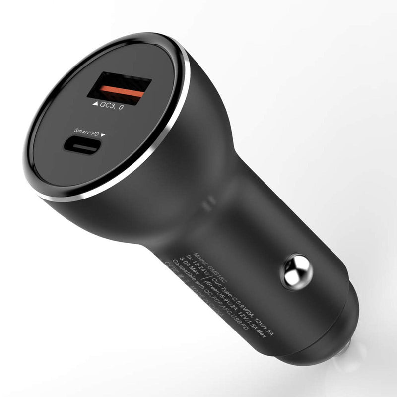 AC Car charger with built in quick charge QC3.0