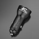 AC Car charger with built in quick charge QC3.0